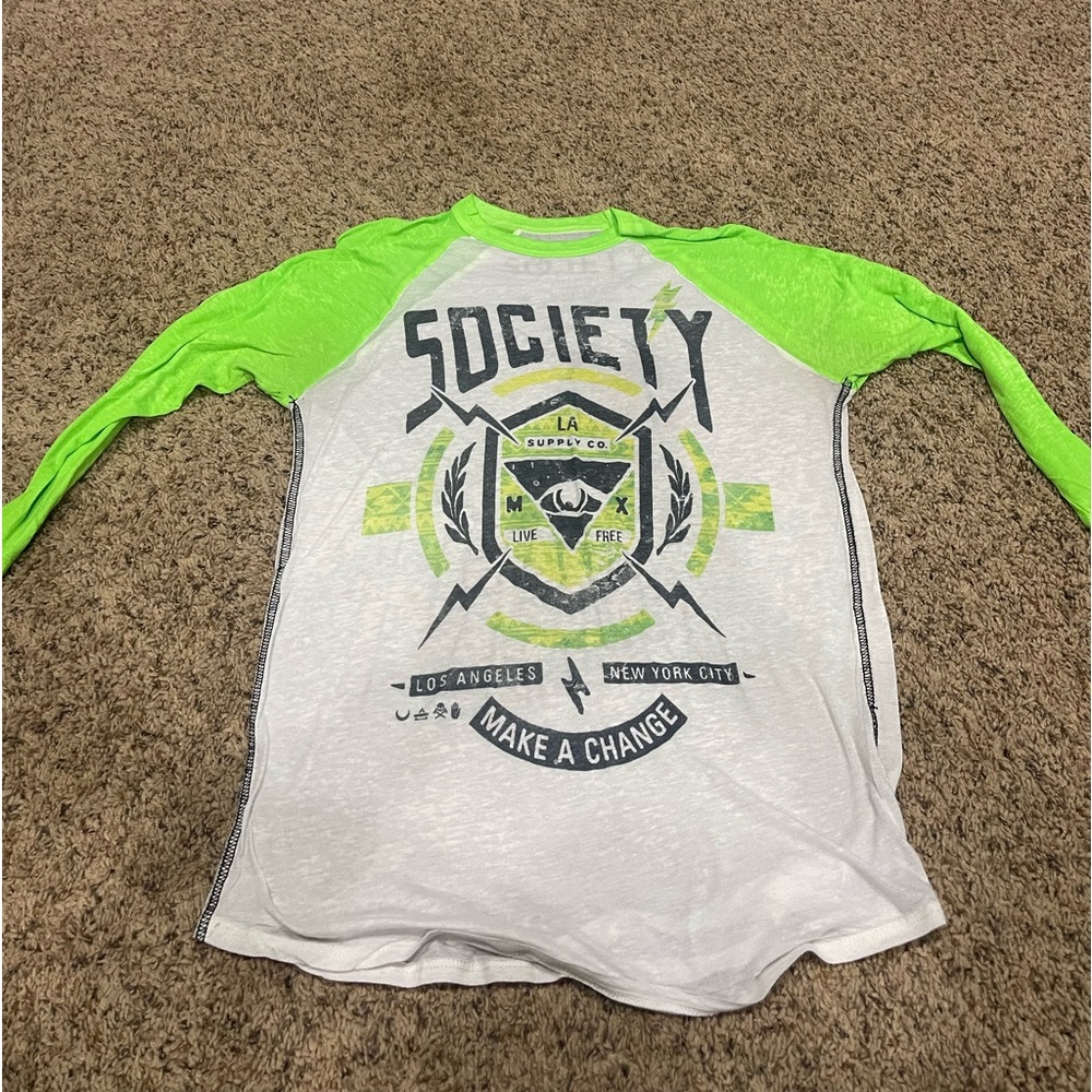 Society quarter length tee